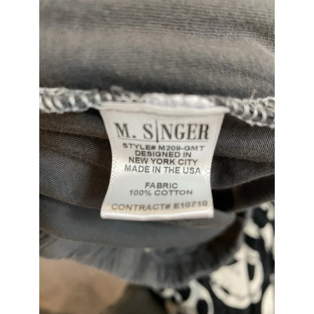 M. Singer Men's Comfort Drawstring‎ Shorts Grey Size XL